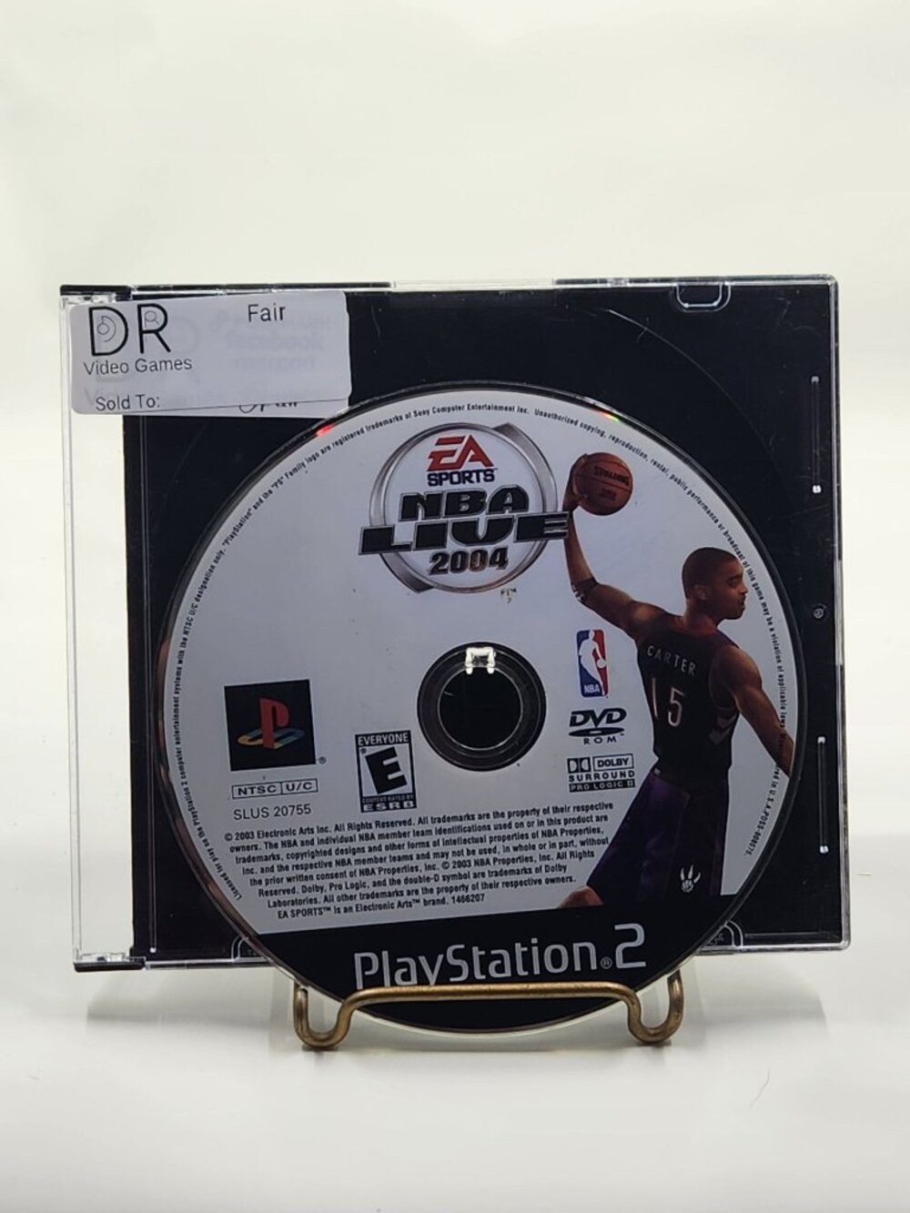 NBA Live 2004 for PlayStation 2